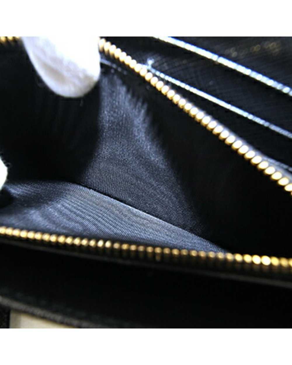 Prada Black Leather Bi-Fold Wallet with Multiple … - image 8