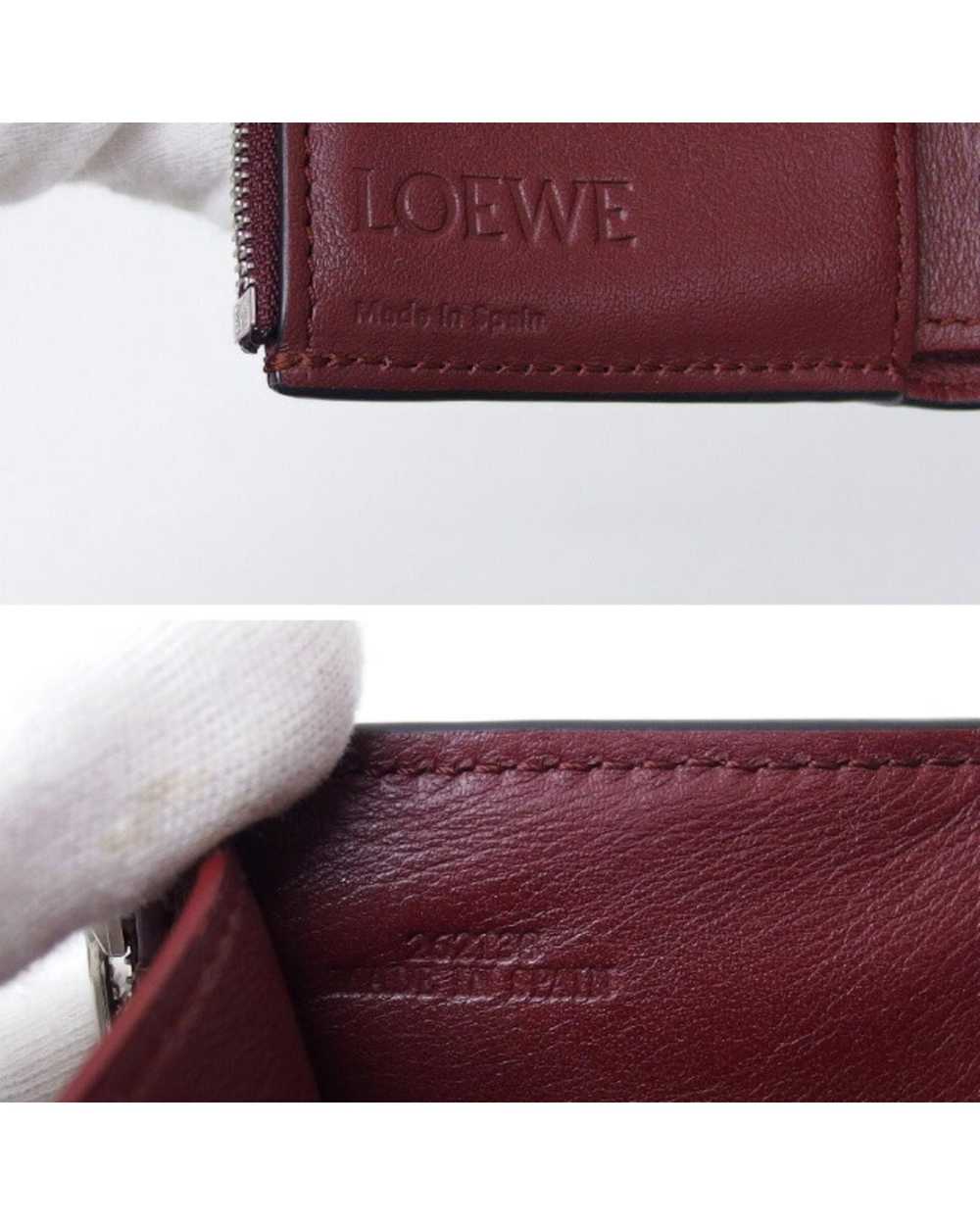 Loewe Leather Tri-Fold Wallet with Loewe Logo - image 10