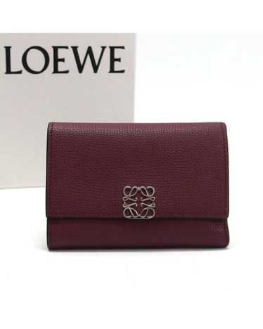 Loewe Leather Tri-Fold Wallet with Loewe Logo - image 1