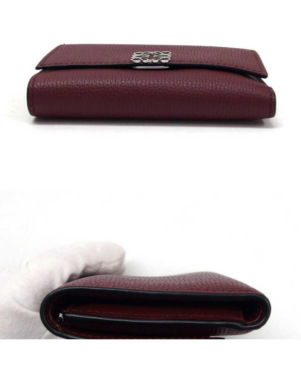 Loewe Leather Tri-Fold Wallet with Loewe Logo - image 3