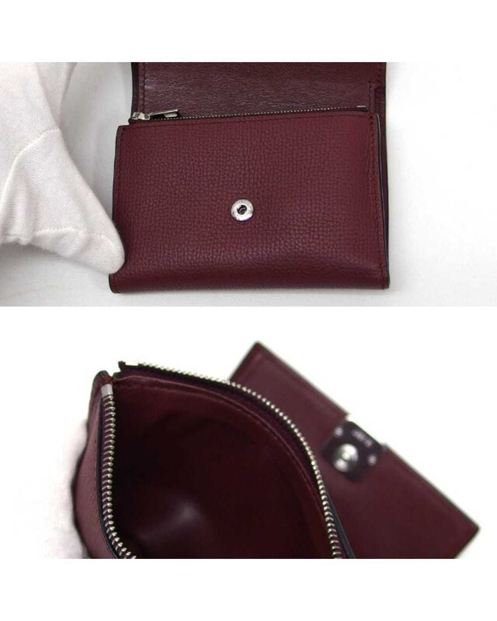 Loewe Leather Tri-Fold Wallet with Loewe Logo - image 5