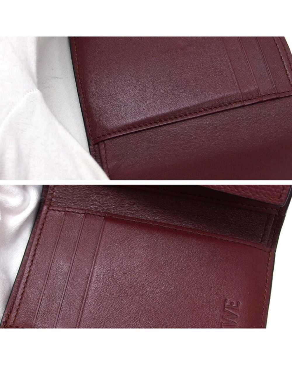 Loewe Leather Tri-Fold Wallet with Loewe Logo - image 7