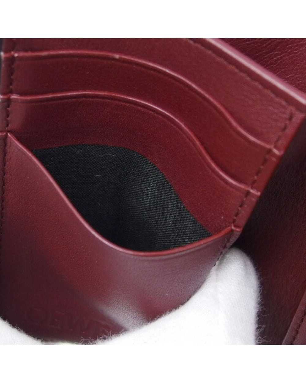 Loewe Leather Tri-Fold Wallet with Loewe Logo - image 9