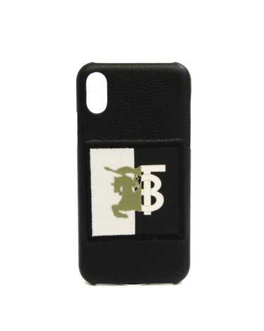 Burberry Night Logo Leather Bumper Phone Case