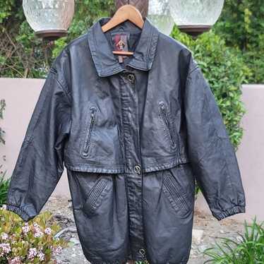 Vtg G-III Leather Jacket Coat