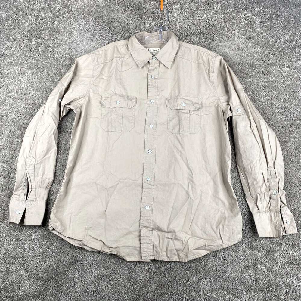 Pd&C PD&C Button Up Shirt Men's Large Long Sleeve… - image 1