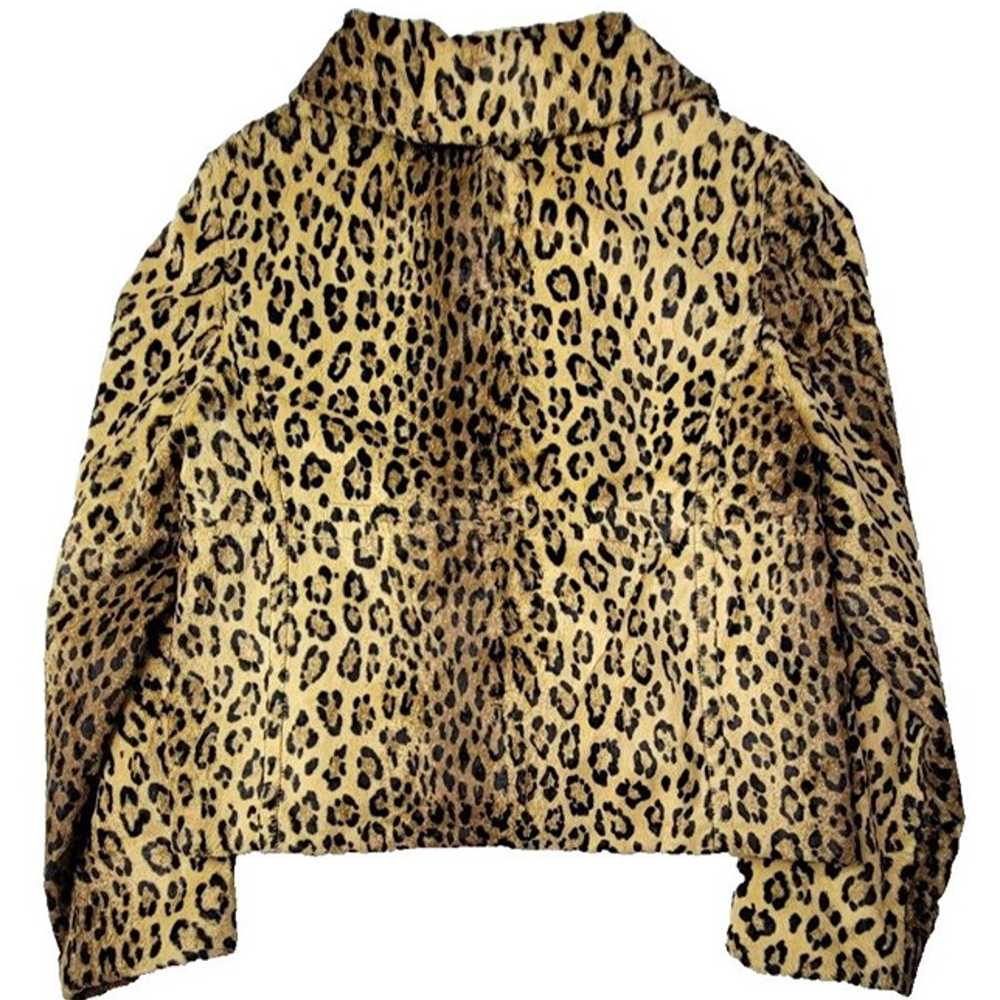 Milly New York Vintage Cheetah Leopard Print Velo… - image 2