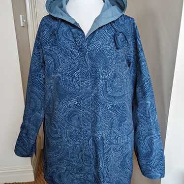 Seasalt Reversible Duck Blue Rain Coat Jacket UK … - image 1