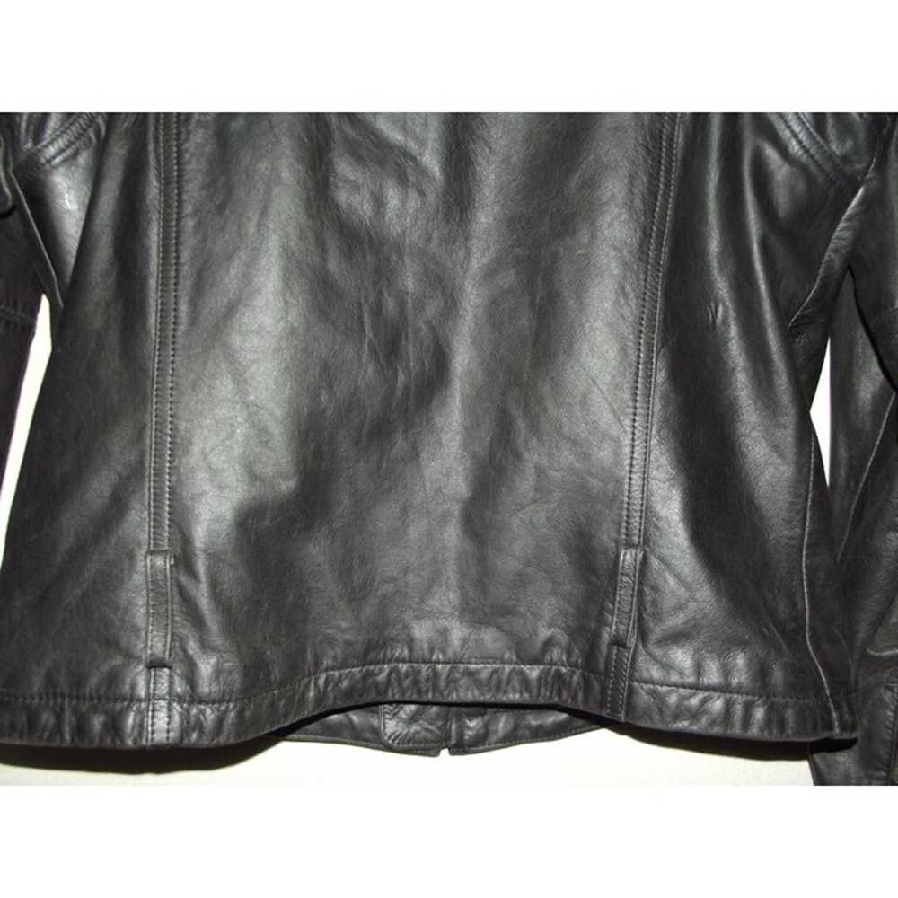 Harley Davidson Leather Jacket Women Medium black… - image 10