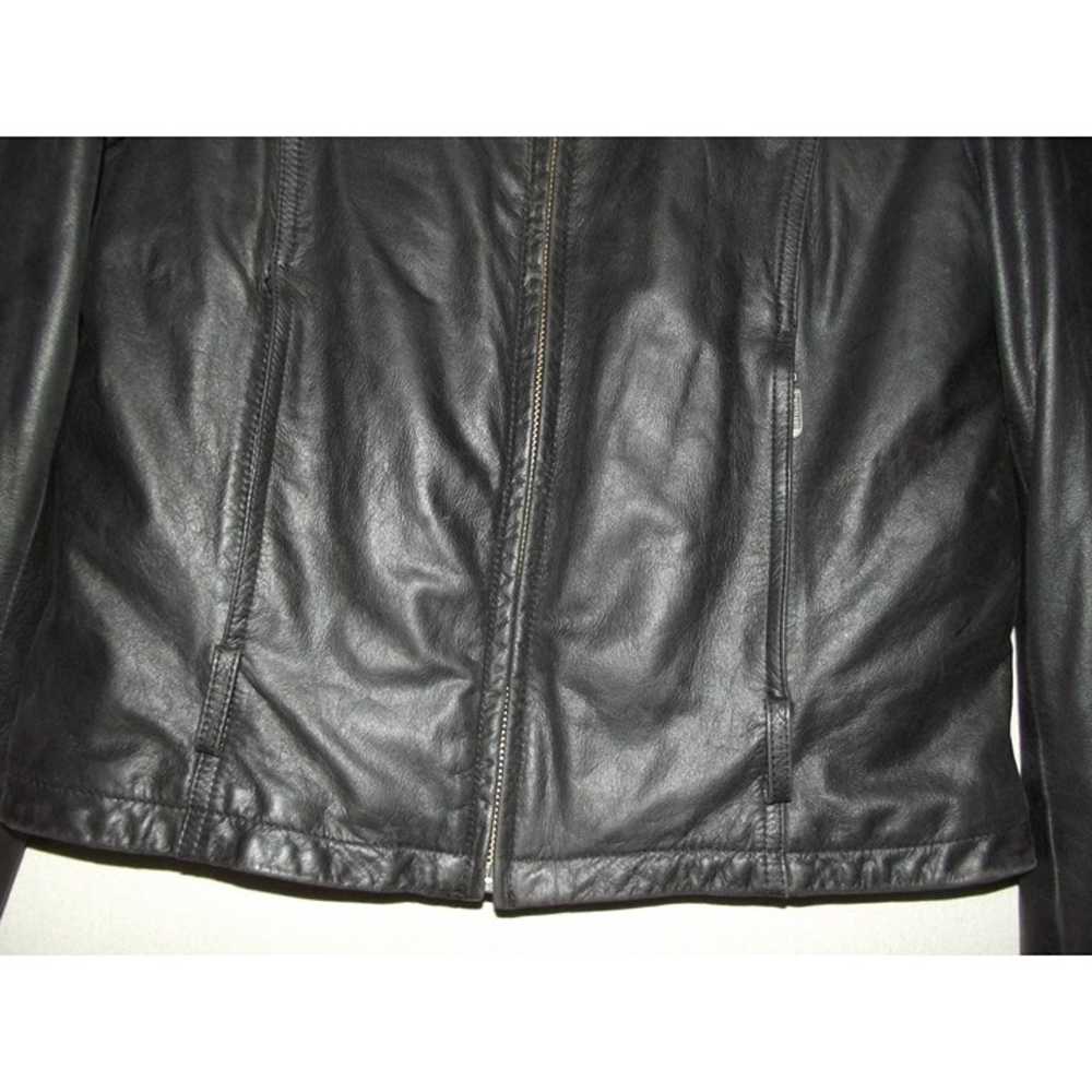 Harley Davidson Leather Jacket Women Medium black… - image 8