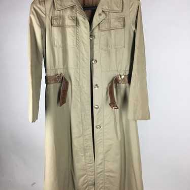 Cortefiel Trench Coat Belted Fully Lined Light Ta… - image 1