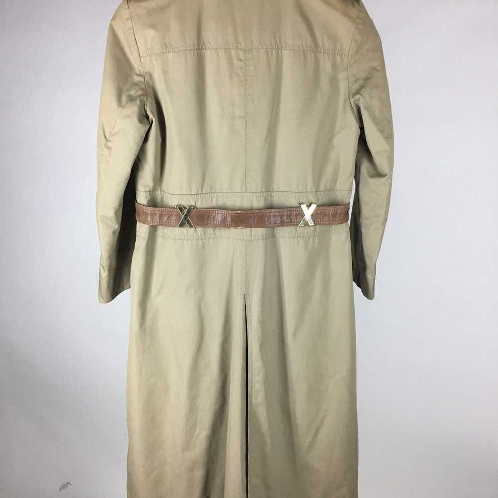 Cortefiel Trench Coat Belted Fully Lined Light Ta… - image 2