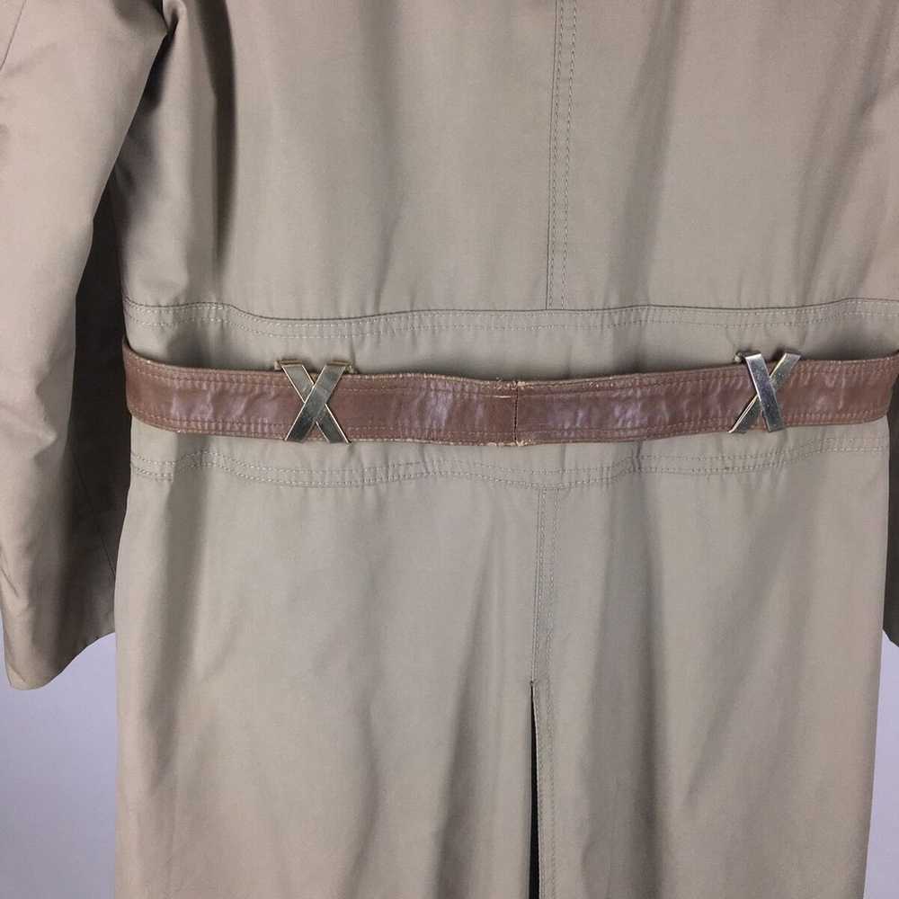 Cortefiel Trench Coat Belted Fully Lined Light Ta… - image 3