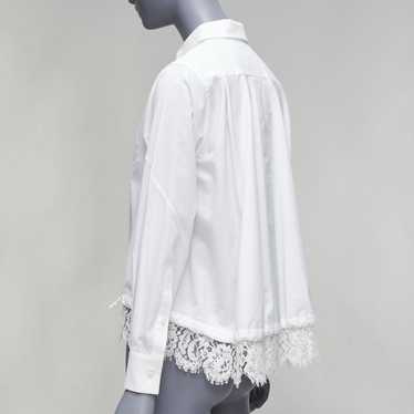 Sacai SACAI 2015 white floral lace hem bungee cor… - image 1