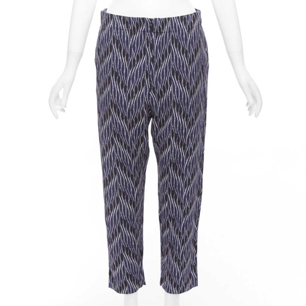 Marni MARNI navy black geometric pattern print el… - image 1