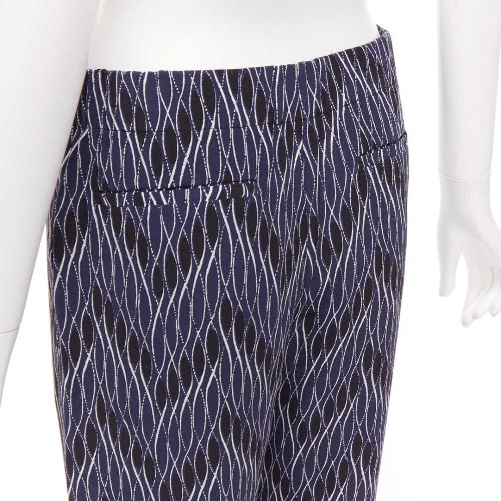 Marni MARNI navy black geometric pattern print el… - image 2