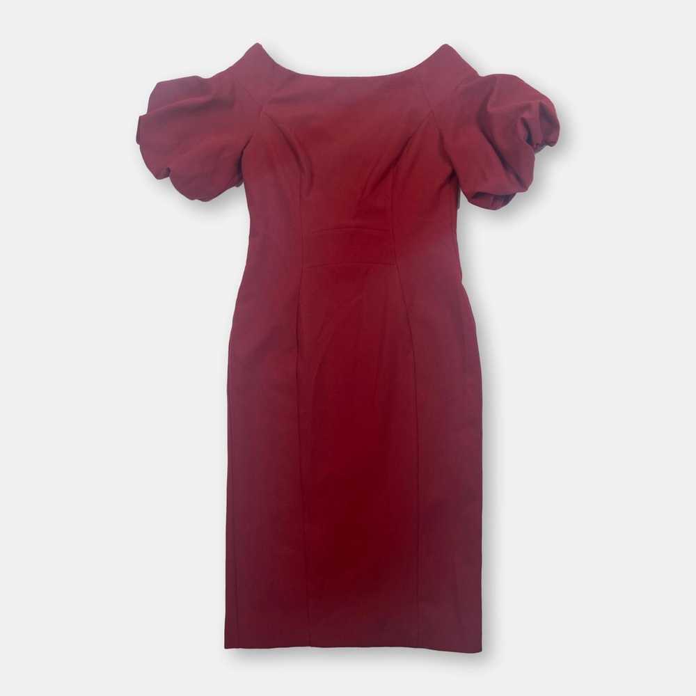 Coast Dress / Size 10 / Midi / Womens / Red / Pol… - image 1