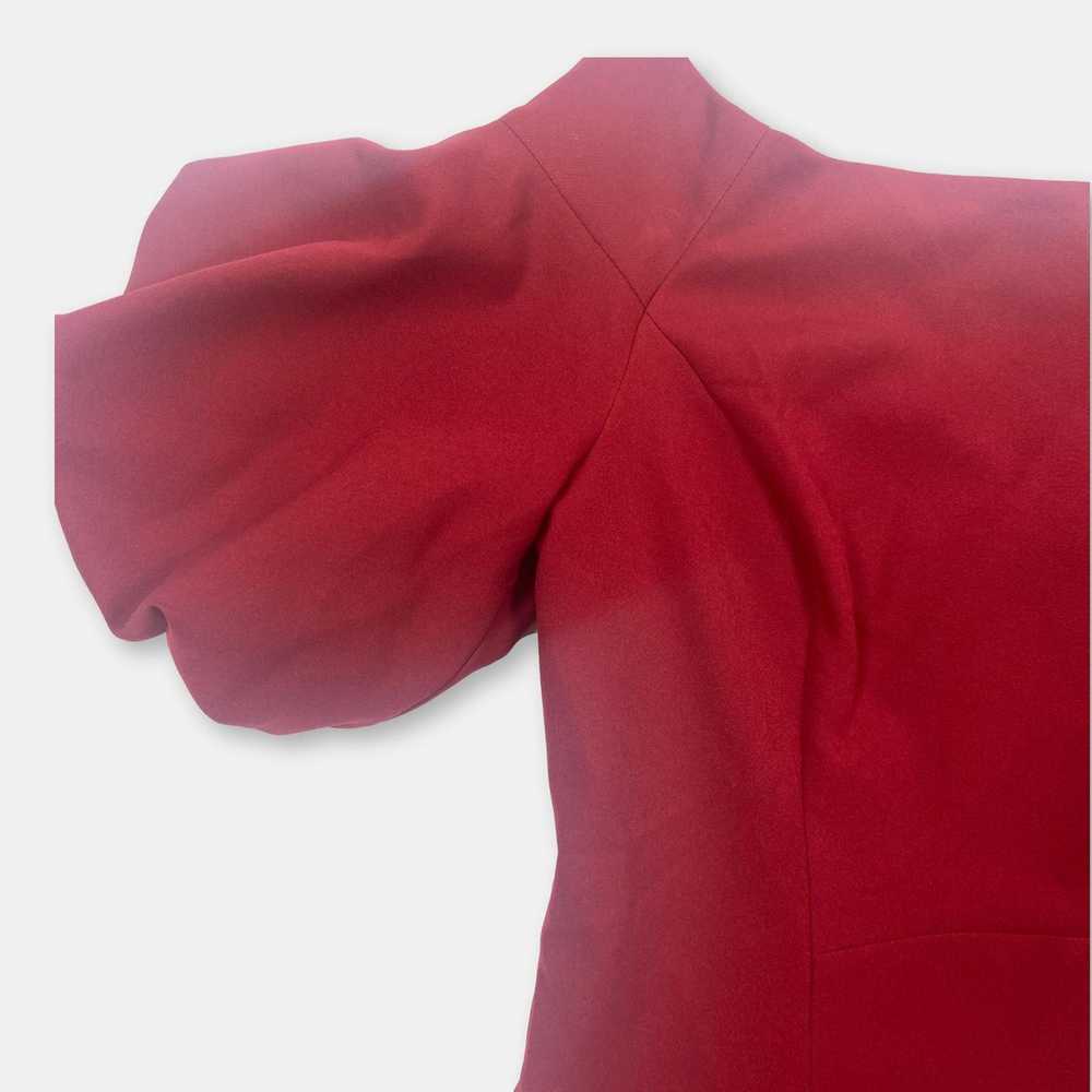 Coast Dress / Size 10 / Midi / Womens / Red / Pol… - image 4