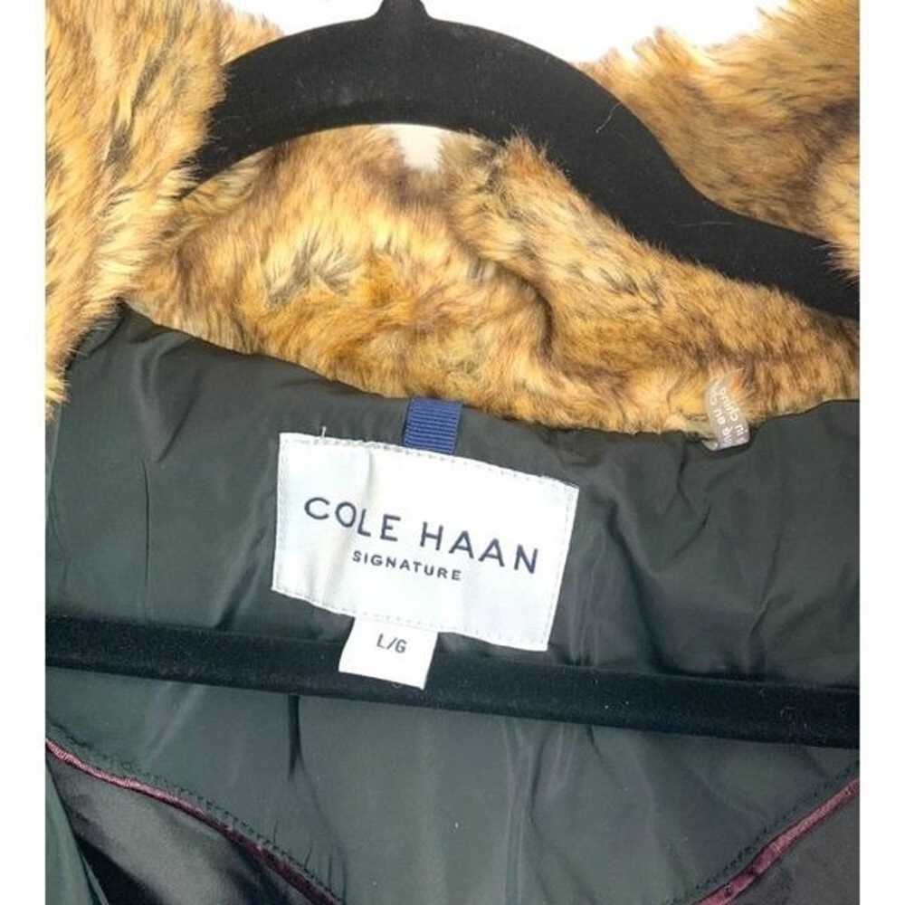 Cole Haan Signature Black Faux Fur Collar Down Pu… - image 4