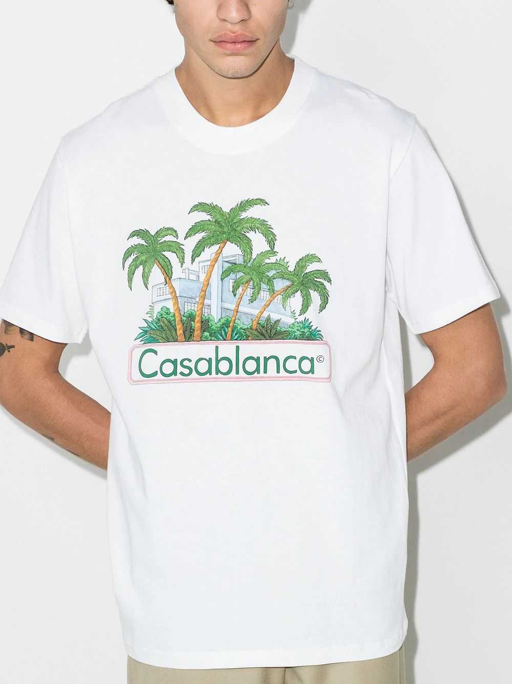 Casablanca x Browns 50 Island Logo T-shirt - image 2