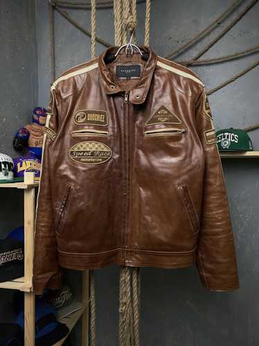 Leather Jacket × New York × Vintage Superior New Y