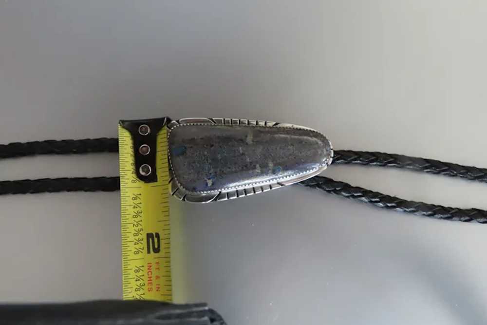 Vintage Tom Kidd Signed Sterling Silver Bolo Tie - image 8