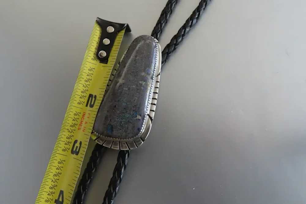 Vintage Tom Kidd Signed Sterling Silver Bolo Tie - image 9