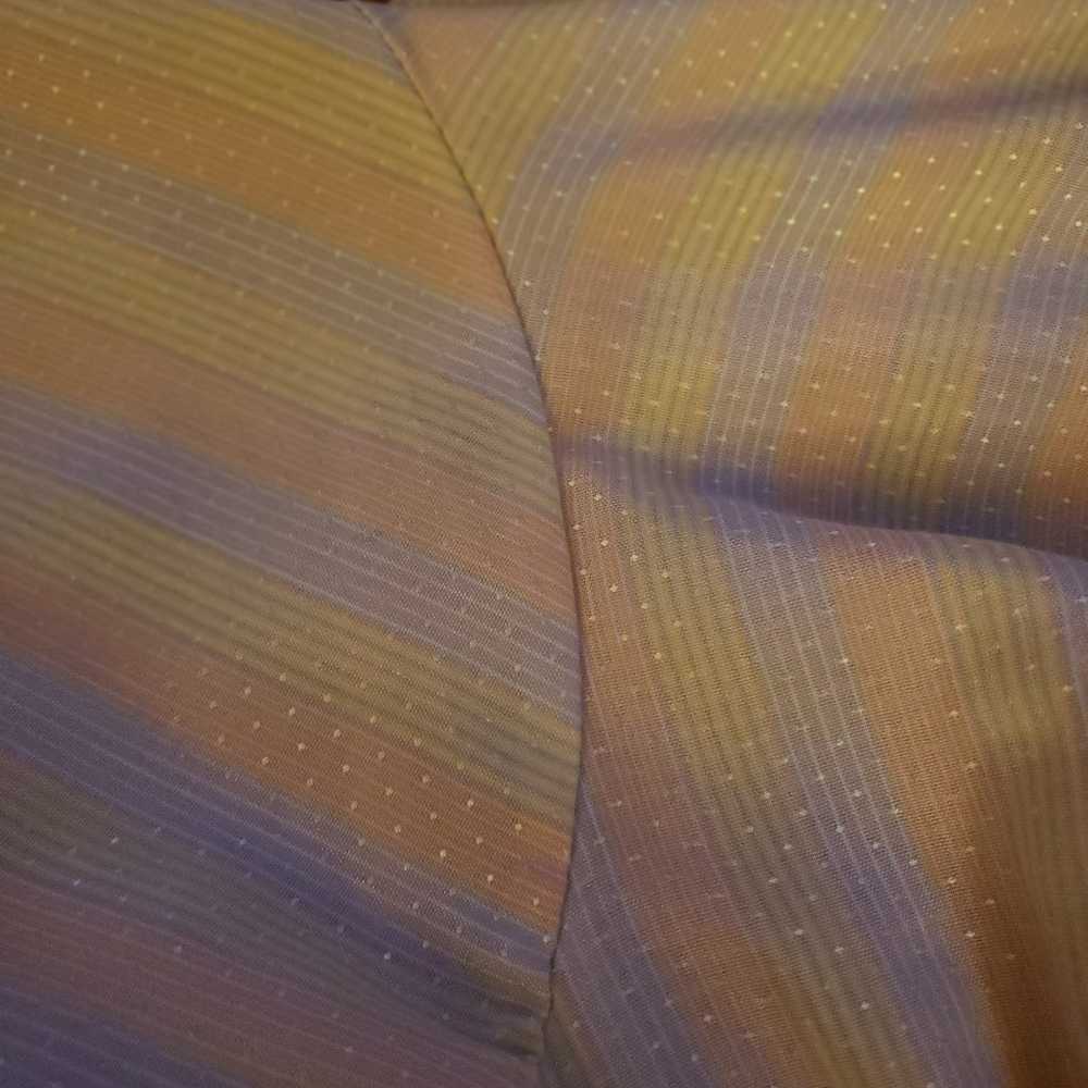 70s Pastel Striped Button Down Shirt - image 4