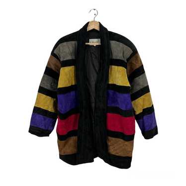 Japanese Brand × Leather Jacket RARE MULTI COLOUR… - image 1