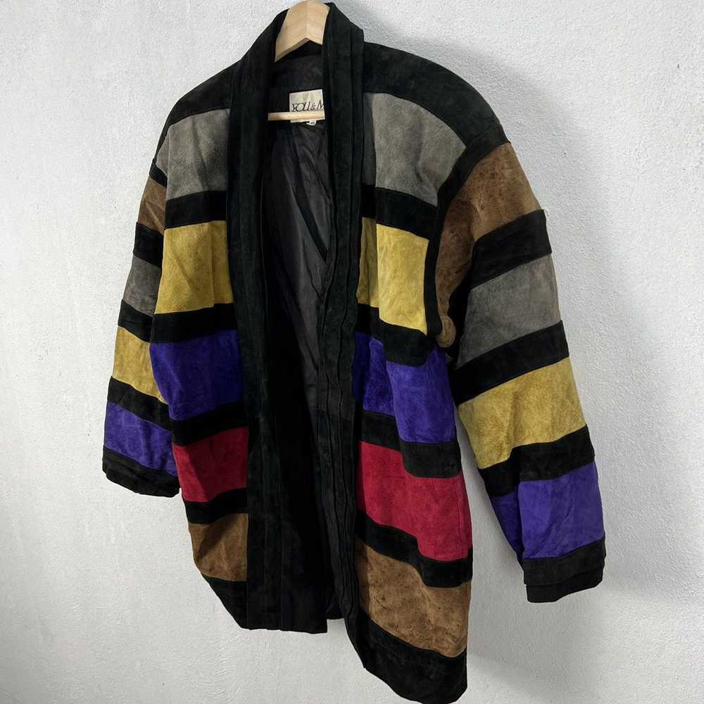 Japanese Brand × Leather Jacket RARE MULTI COLOUR… - image 2