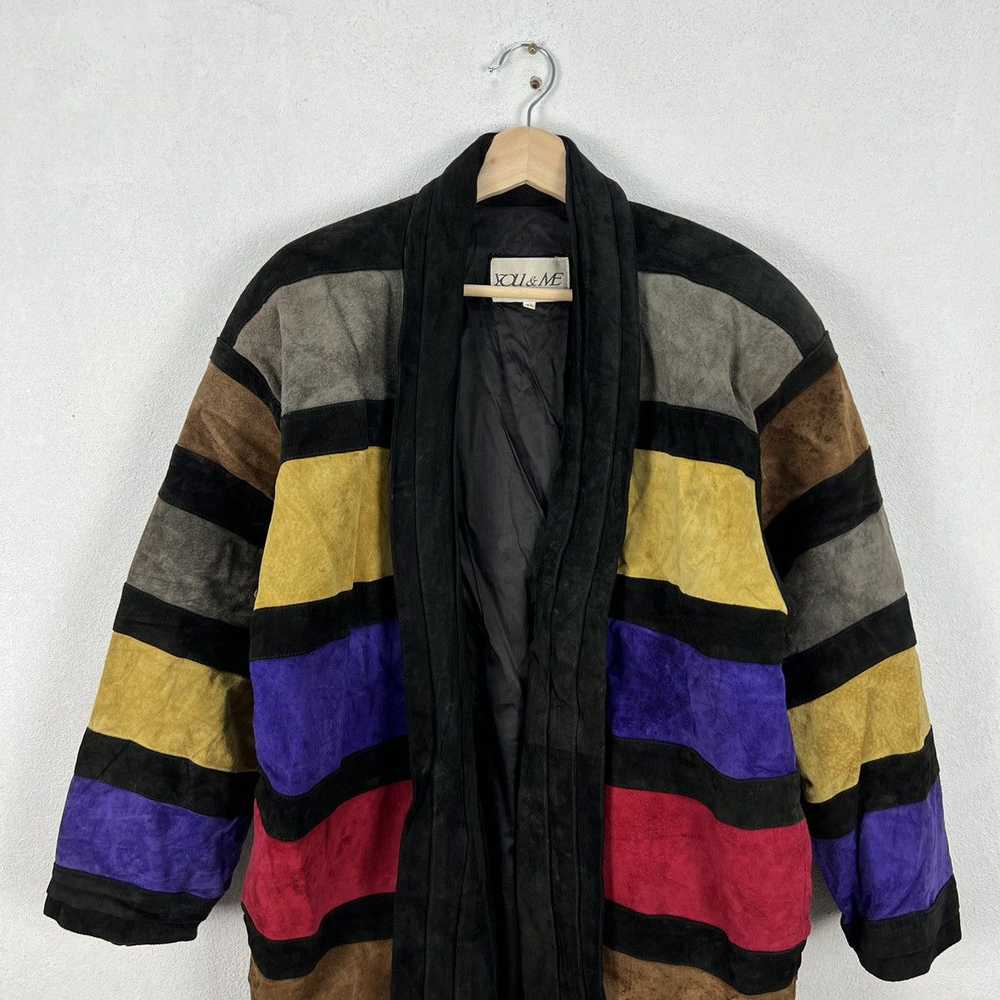 Japanese Brand × Leather Jacket RARE MULTI COLOUR… - image 3