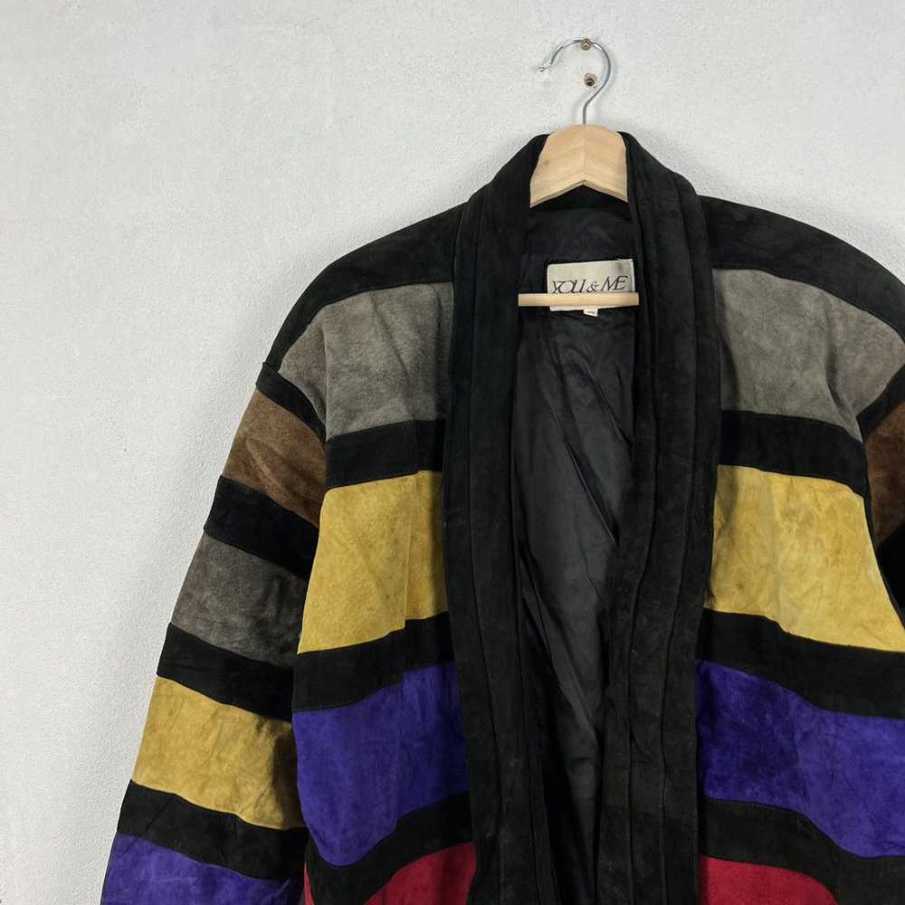 Japanese Brand × Leather Jacket RARE MULTI COLOUR… - image 5