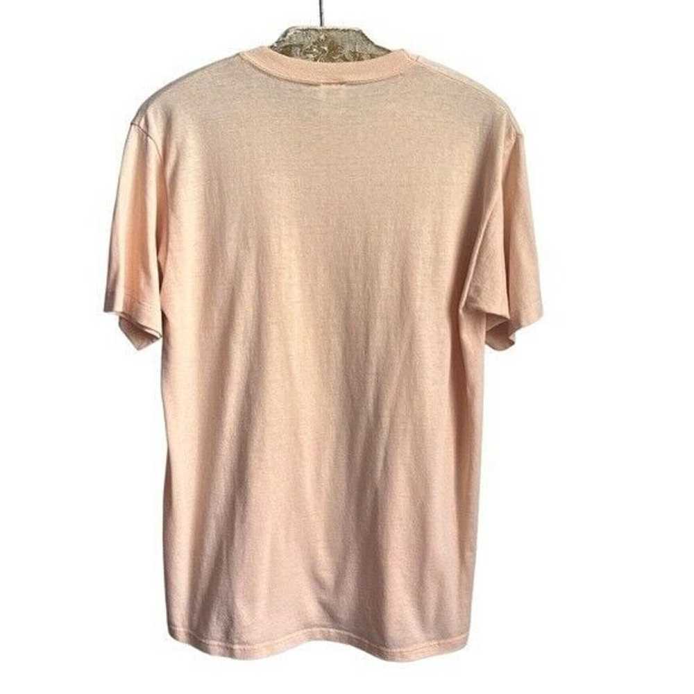 Vintage Blank T-shirt Women's Size L Large Peach … - image 2