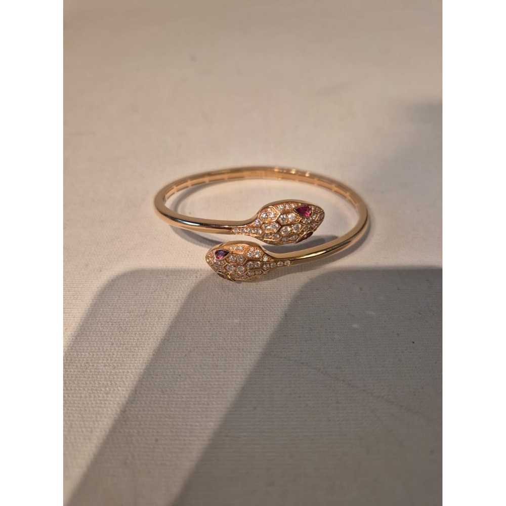 Bvlgari Serpenti pink gold bracelet - image 8