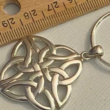 Vintage QVC Milor Italy Sterling Silver Celtic Kn… - image 1