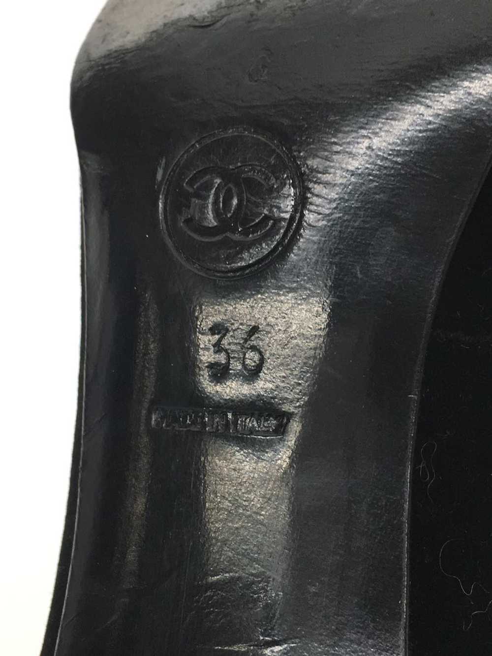 Chanel Pumps/36/Black/Suede Shoes Bbv86 - image 5