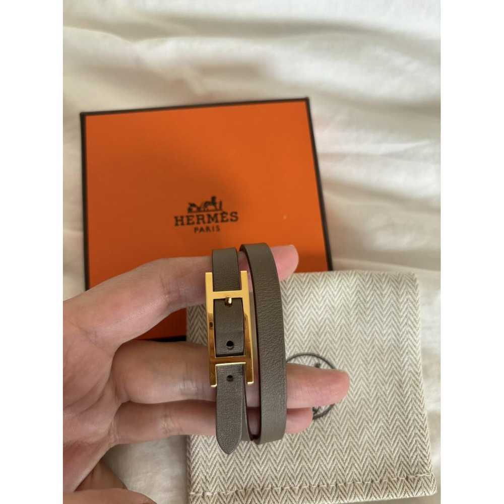 Hermès Behapi leather bracelet - image 3