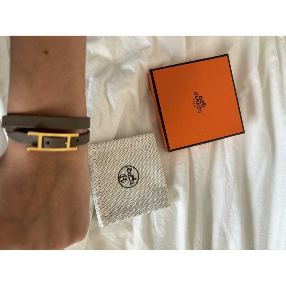 Hermès Behapi leather bracelet - image 5