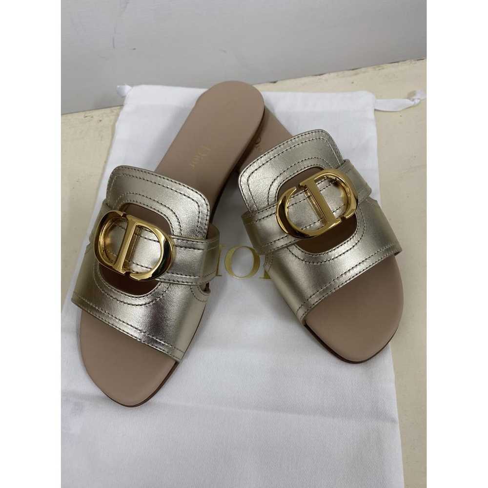 Dior Leather mules - image 8
