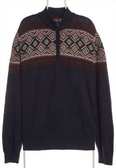 Vintage 90's Izod Sweatshirt Quarter Zip Knitted P
