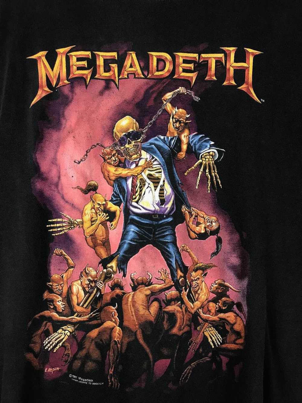 Band Tees × Megadeth × Vintage Megadeth 1991 vint… - image 3