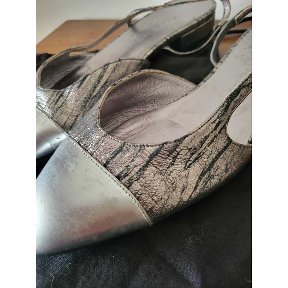 Chanel Slingback leather ballet flats - image 10