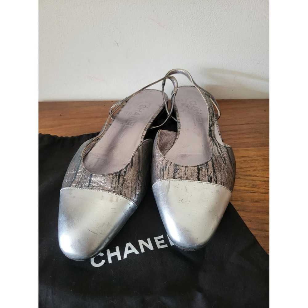 Chanel Slingback leather ballet flats - image 2