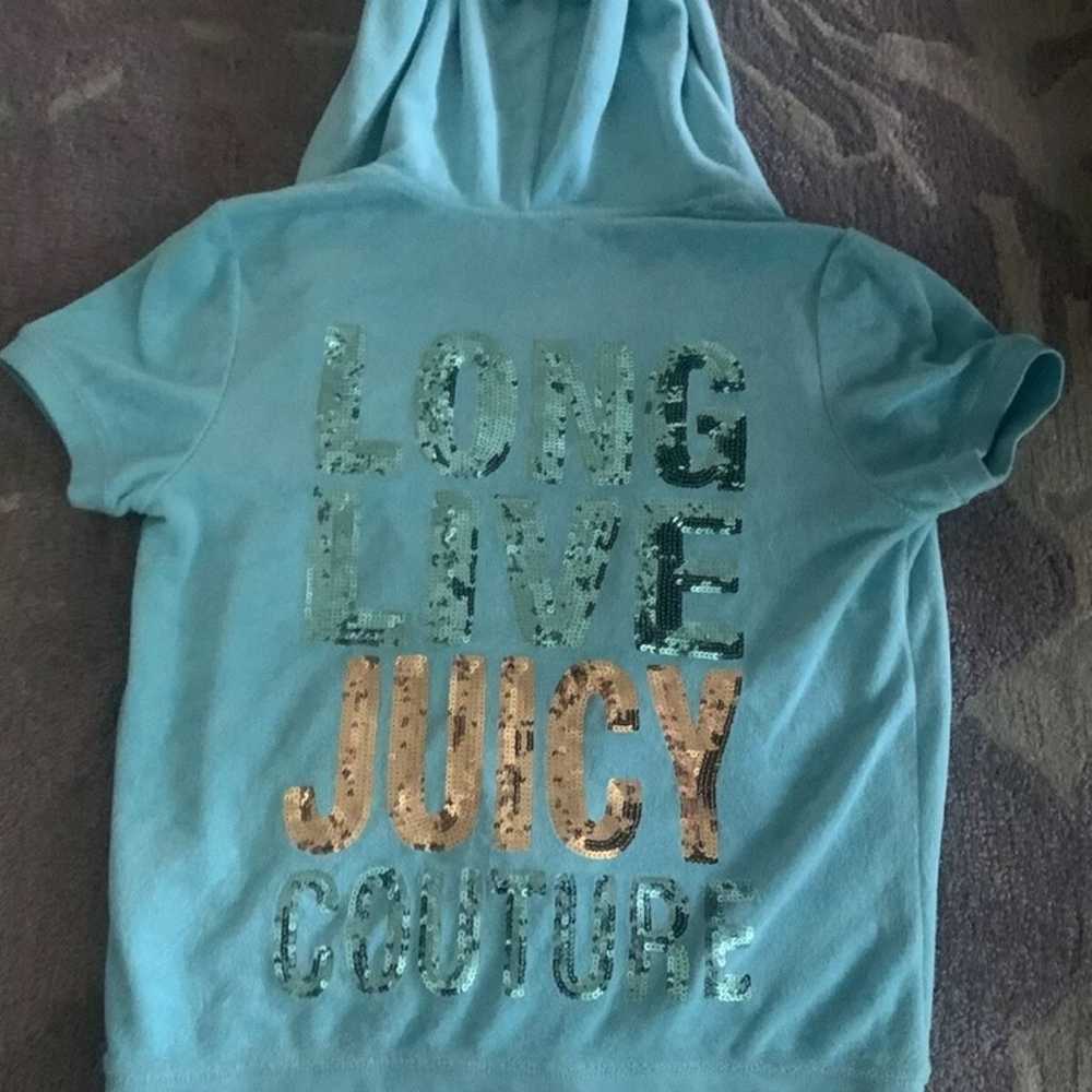 Juicy Couture Blue Terry Jacket Authentic Y2K “Lo… - image 1