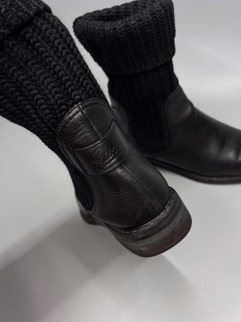 Gucci Vintage Gucci Sweaters Leather Boots - image 12