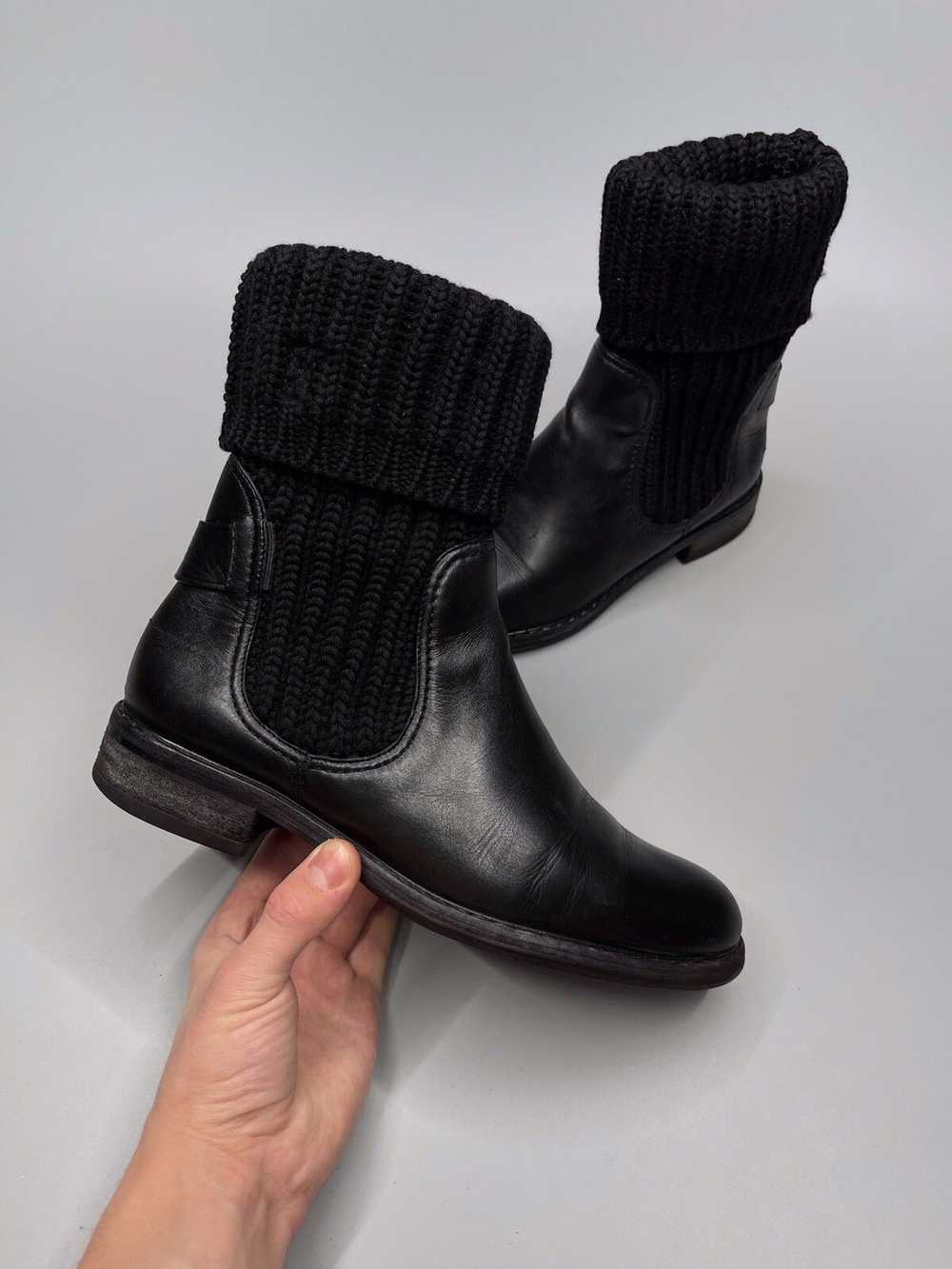 Gucci Vintage Gucci Sweaters Leather Boots - image 3