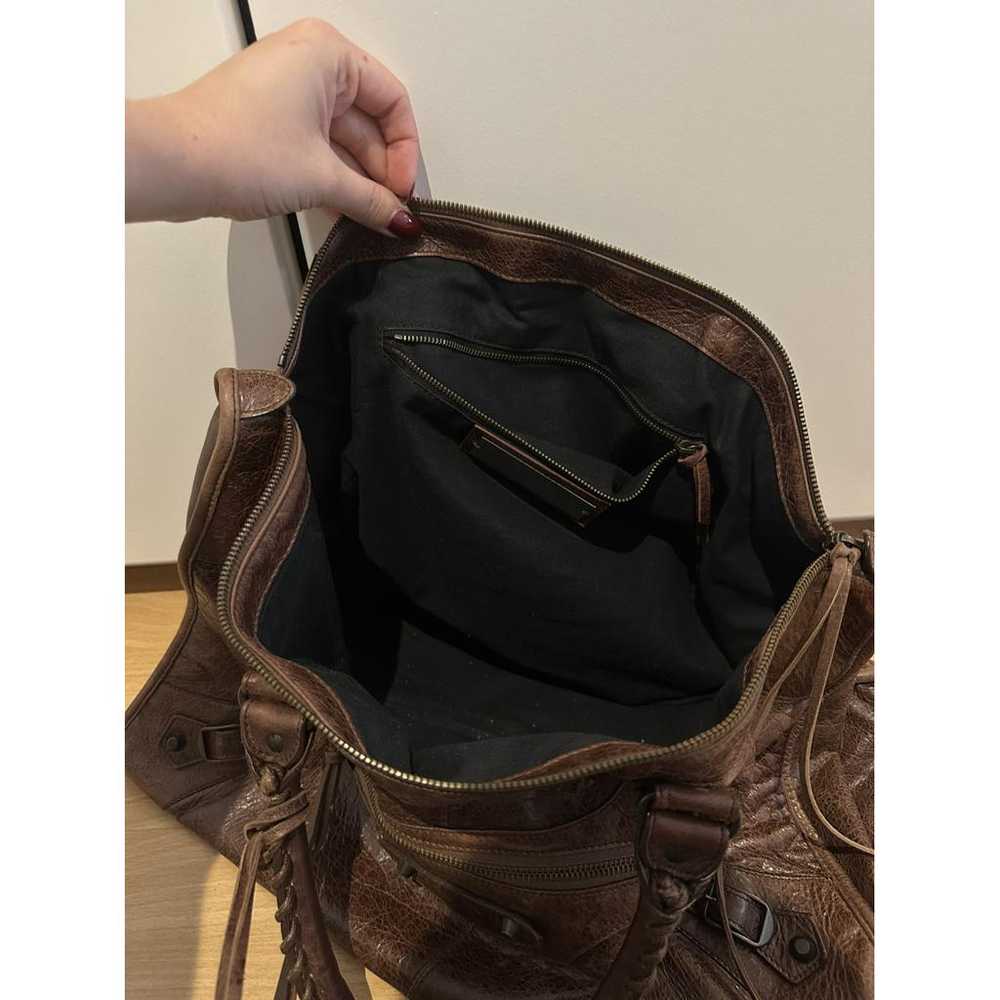 Balenciaga Work leather handbag - image 6