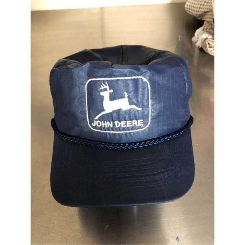 John Deere Hat Designer Award Vintage Logo Nylon … - image 1