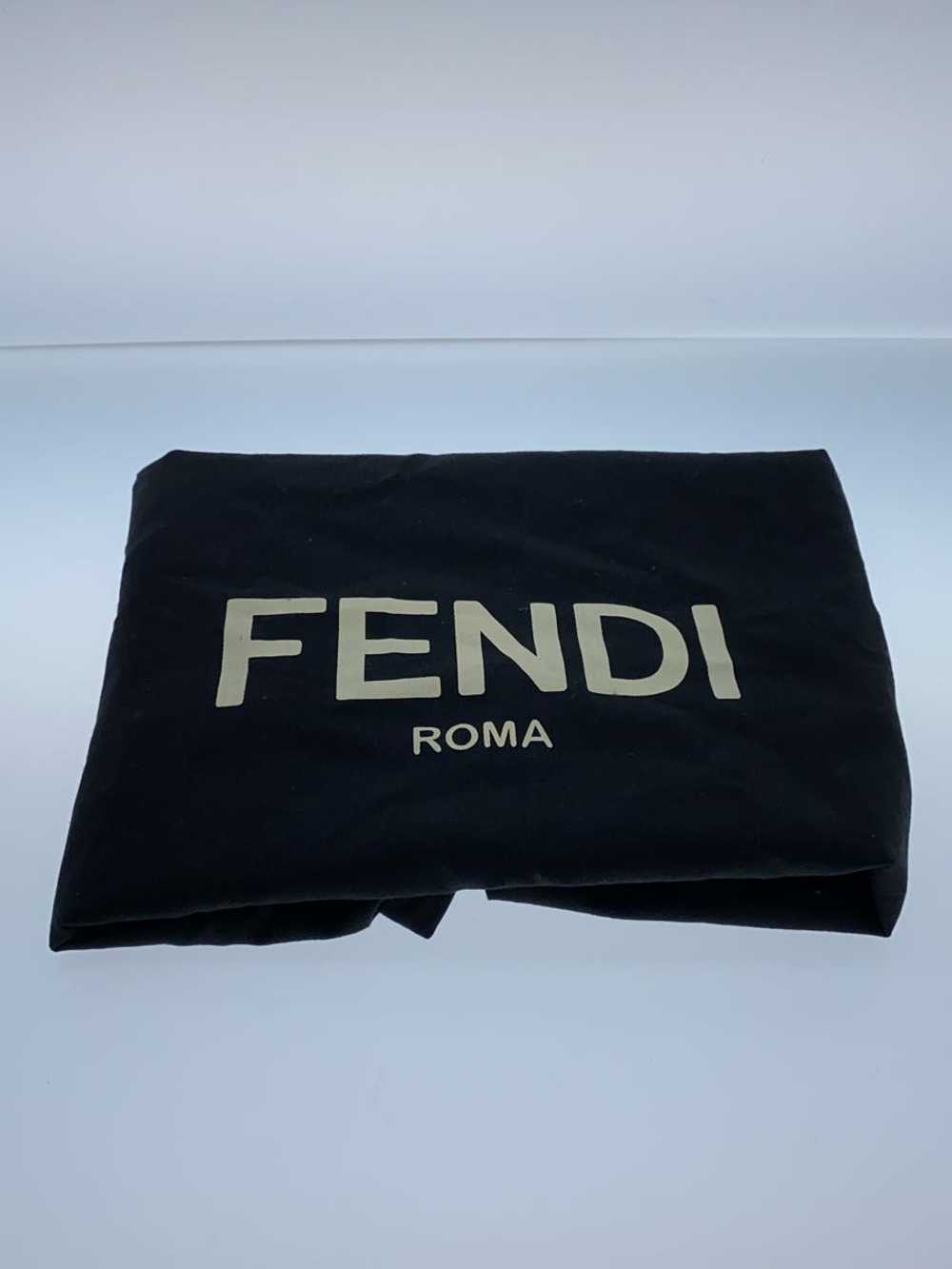 Fendi Shoulder Bag Leather Blk Plain Petite 2Jour… - image 7