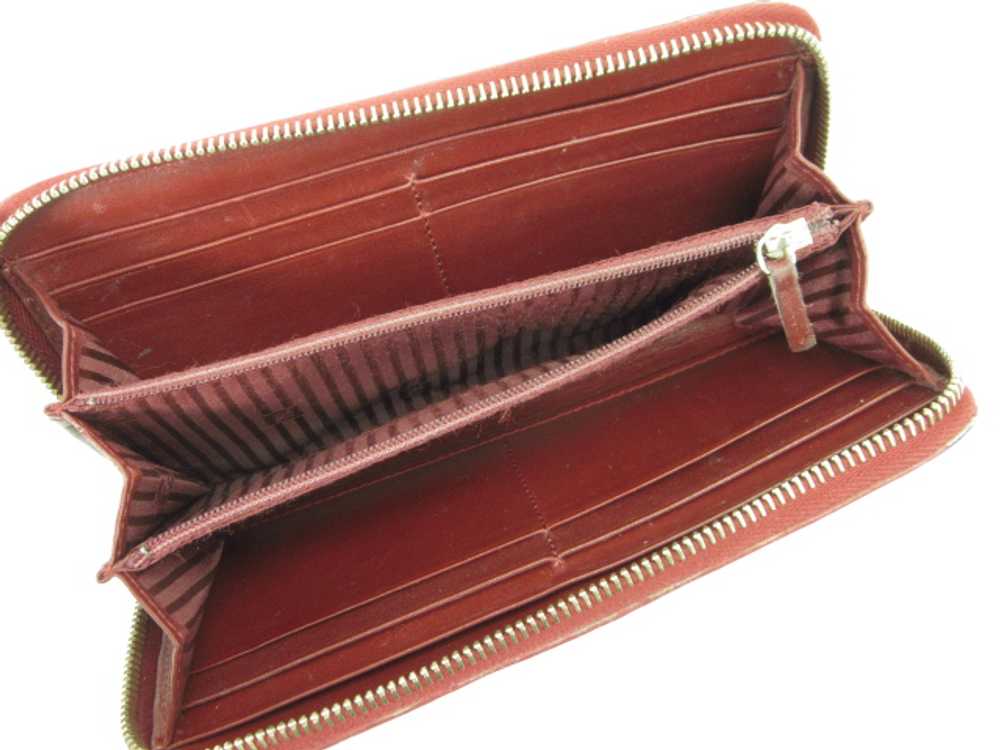 Fendi Round Zipper Long Wallet Enamel _99987 - image 3